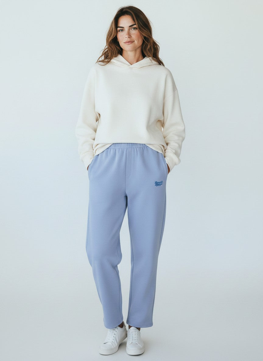 Motion Jogginghose – blaue Stickerei - 2 TWU® Clothing