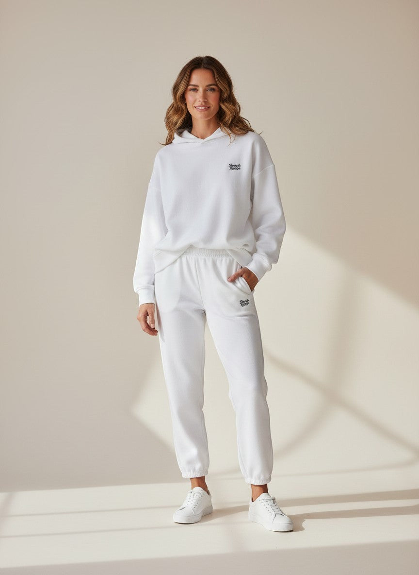 Form Jogginghose – schwarze Stickerei - 2 TWU® Clothing
