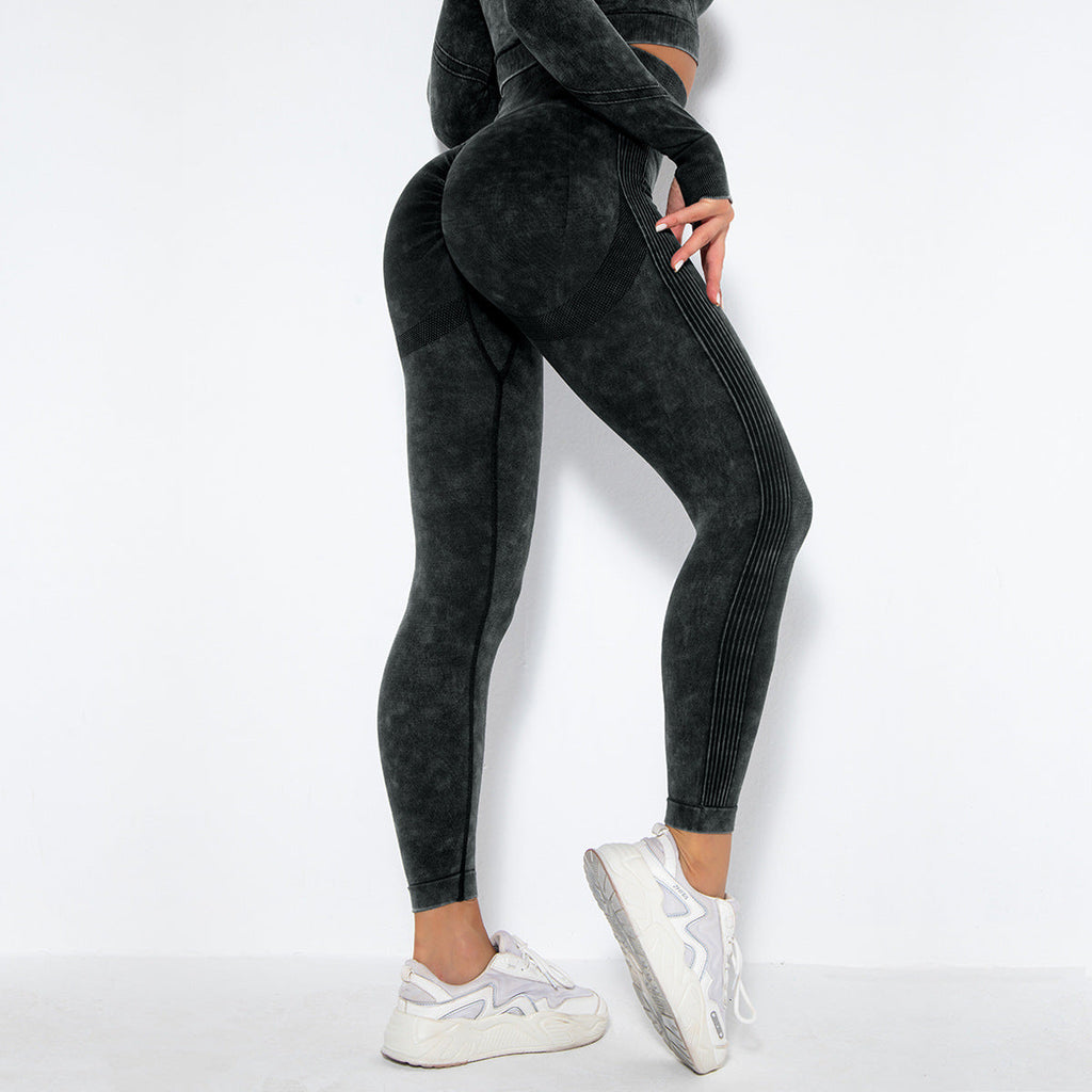 Modische Peach-Hip Feuchtigkeitsableitende Yoga-Hose - 2 TWU® Clothing
