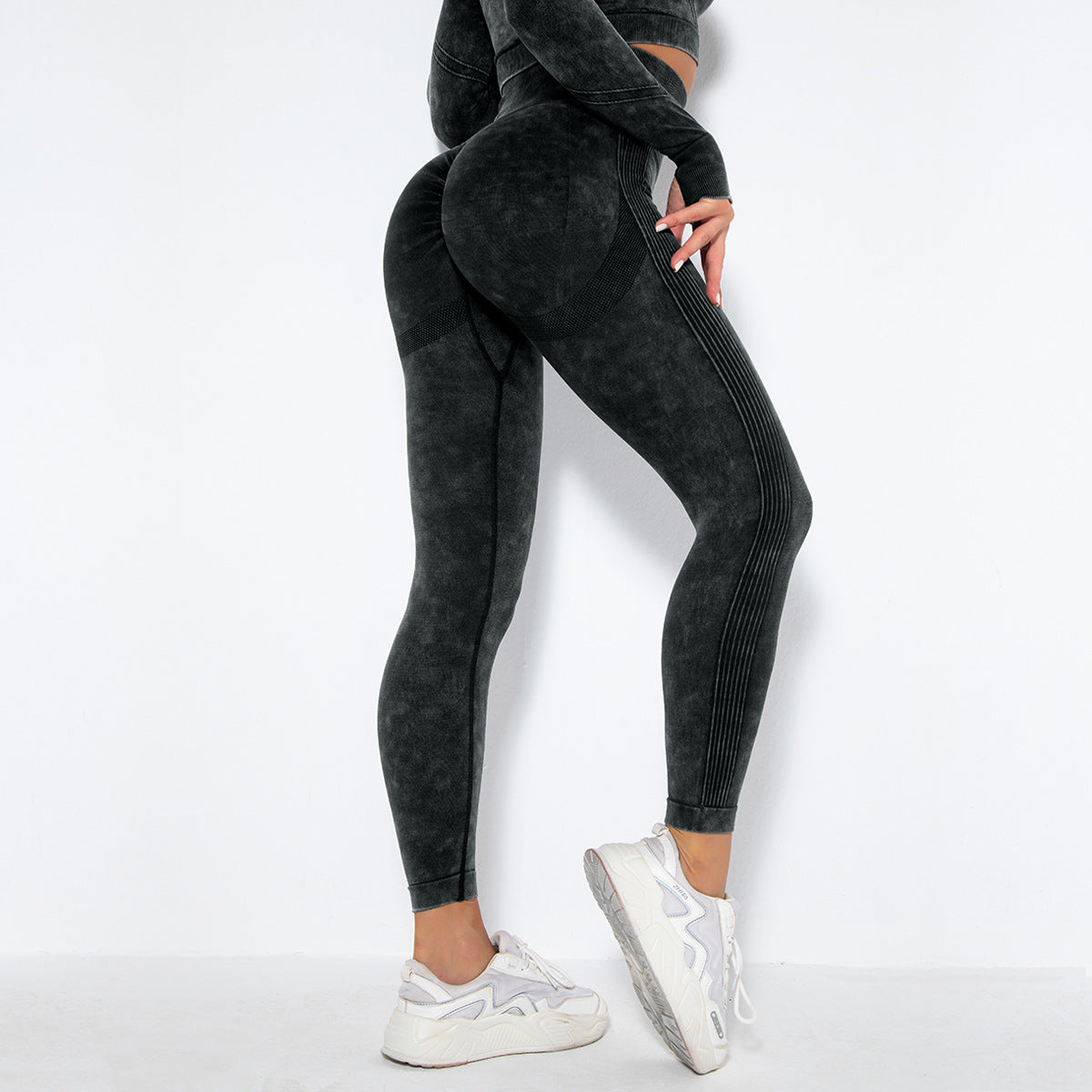 Modische Peach-Hip Feuchtigkeitsableitende Yoga-Hose - 2 TWU® Clothing