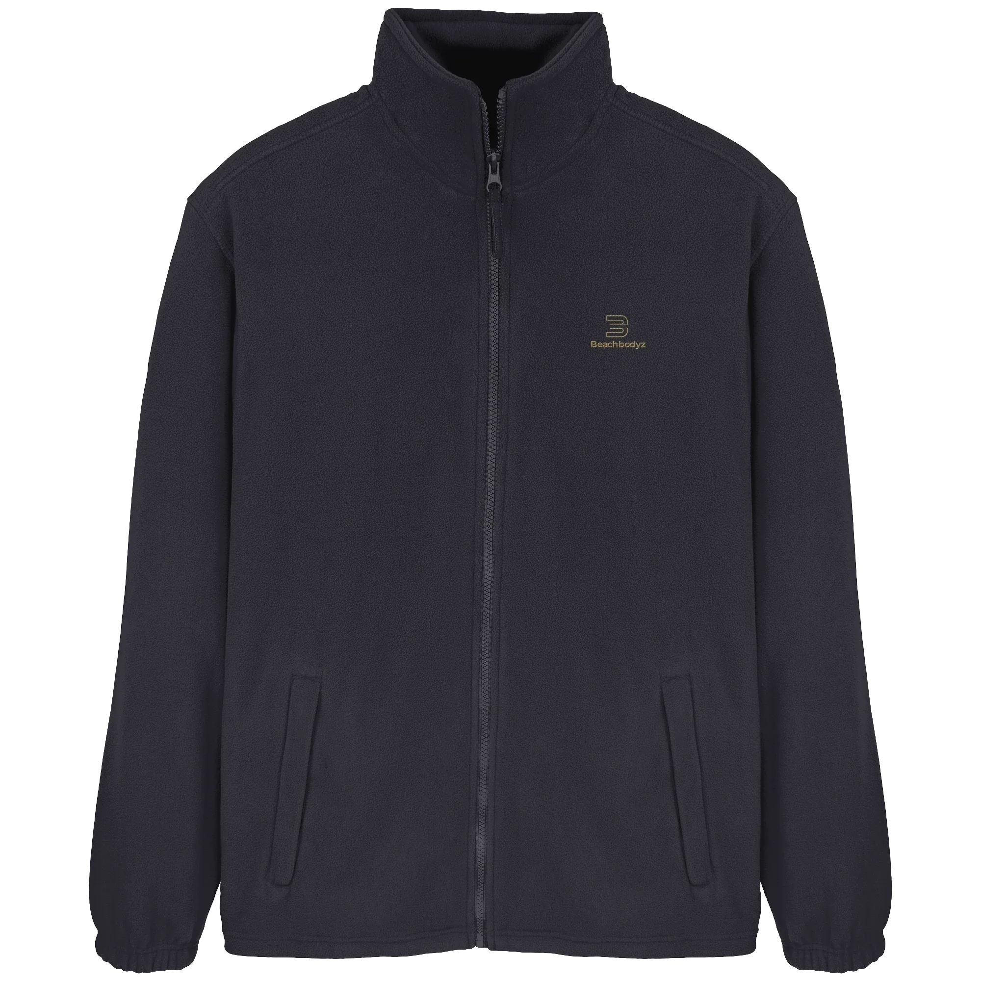 Silence Fleecejacke – goldene Stickerei - 2 TWU® Clothing