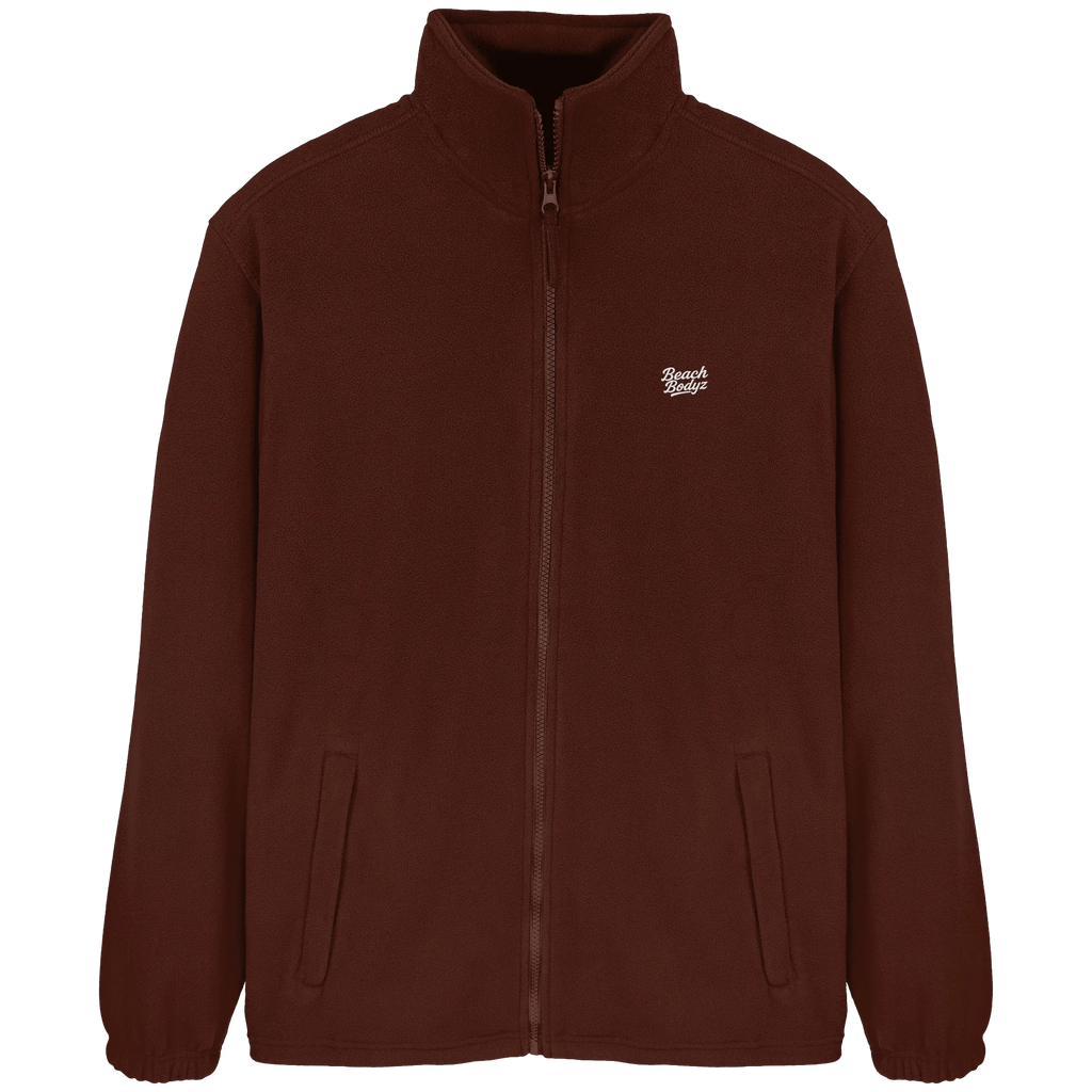 Signature Fleecejacke – weiße Stickerei - 2 TWU® Clothing