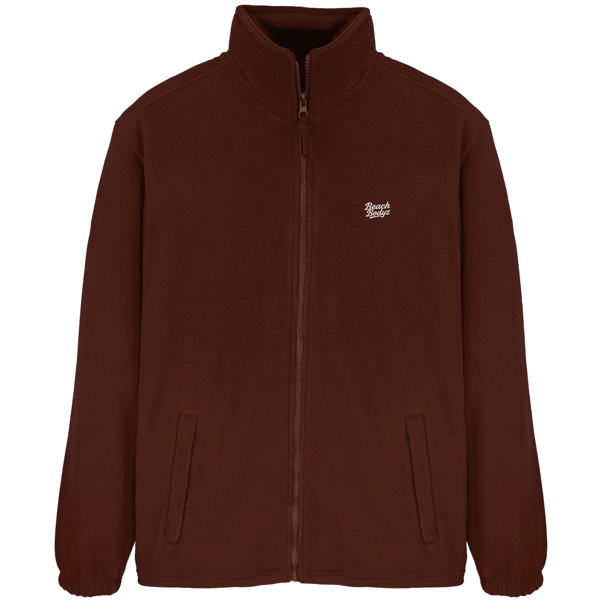 Signature Fleecejacke – weiße Stickerei - 2 TWU® Clothing