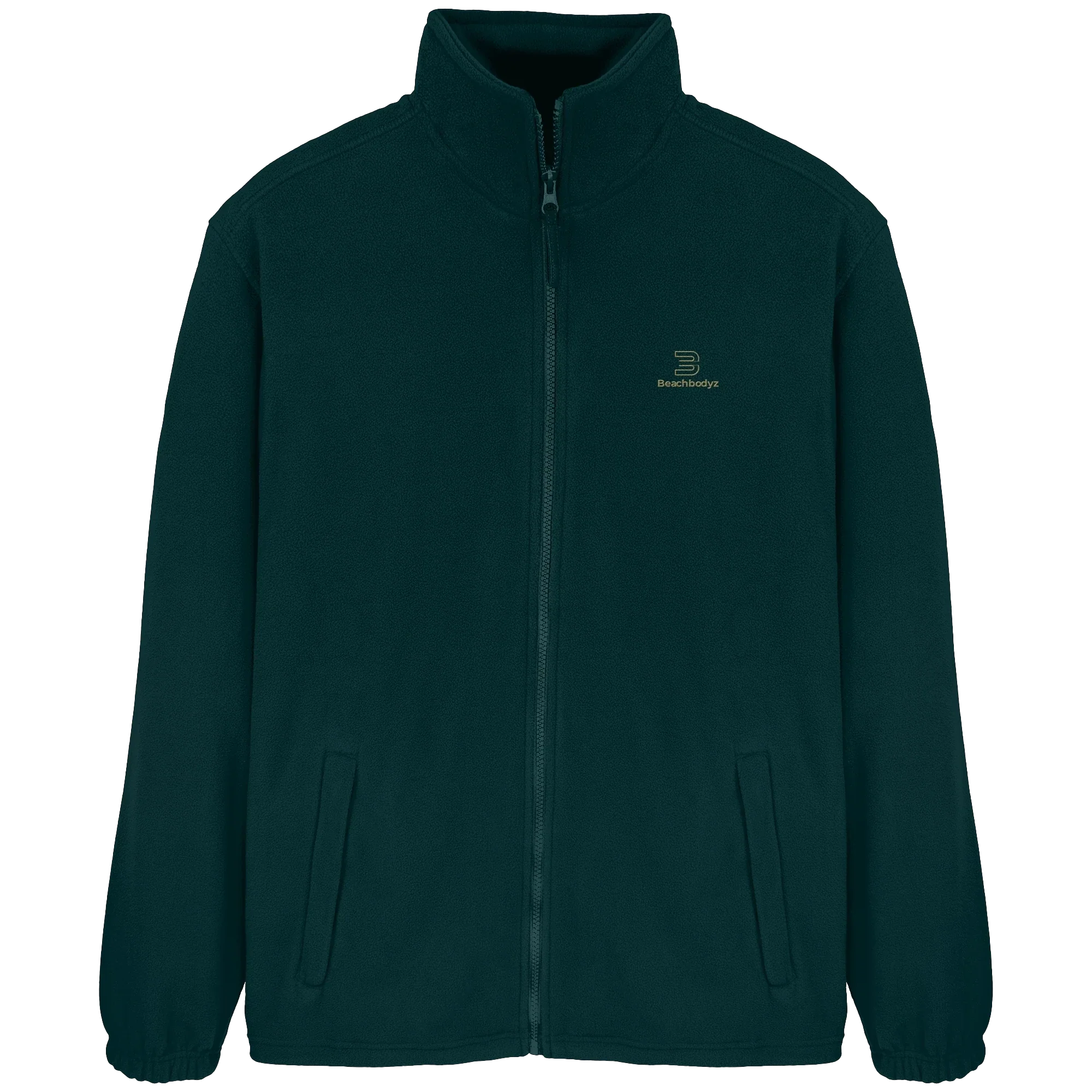 Silence Fleecejacke – goldene Stickerei - 2 TWU® Clothing