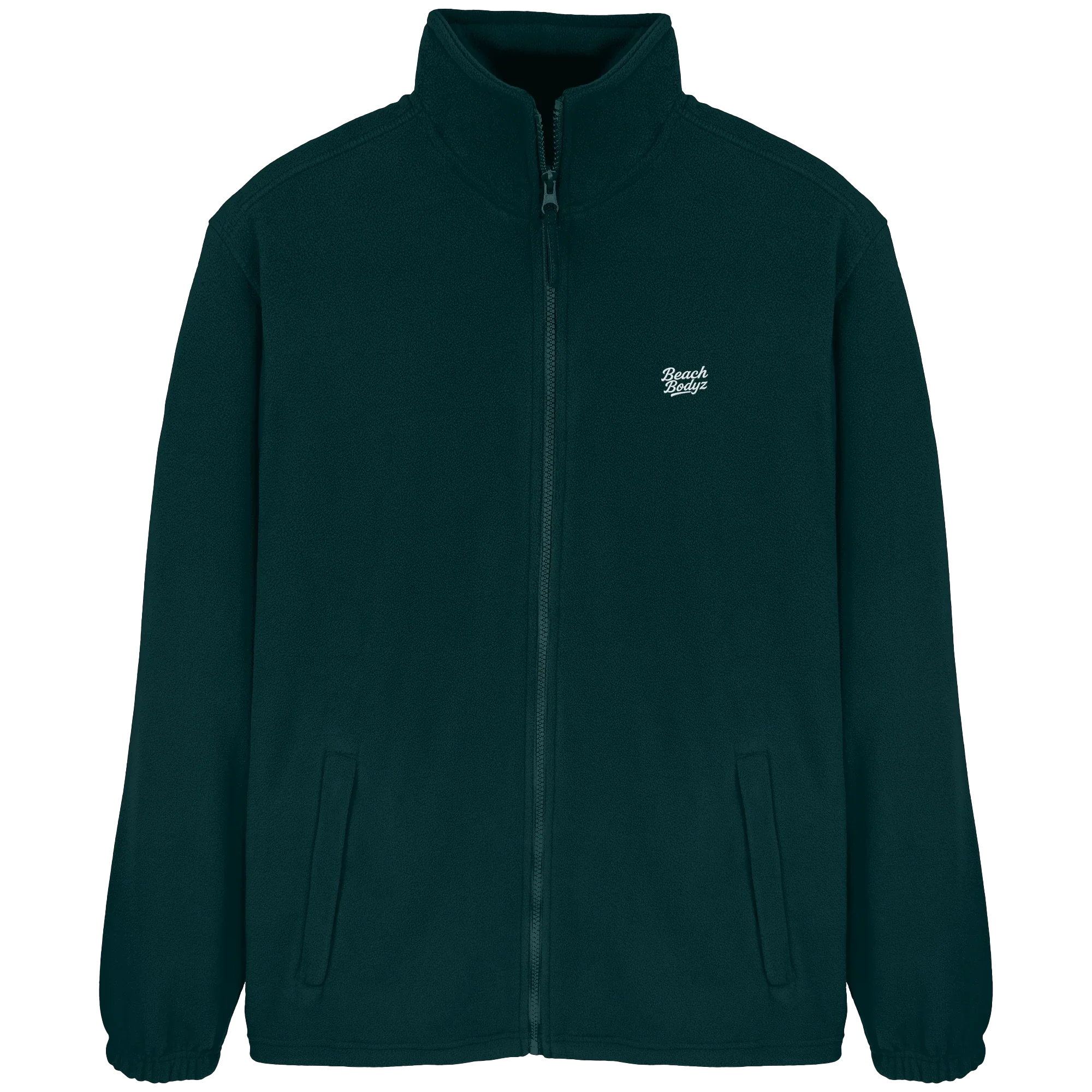Signature Fleecejacke – weiße Stickerei - 2 TWU® Clothing