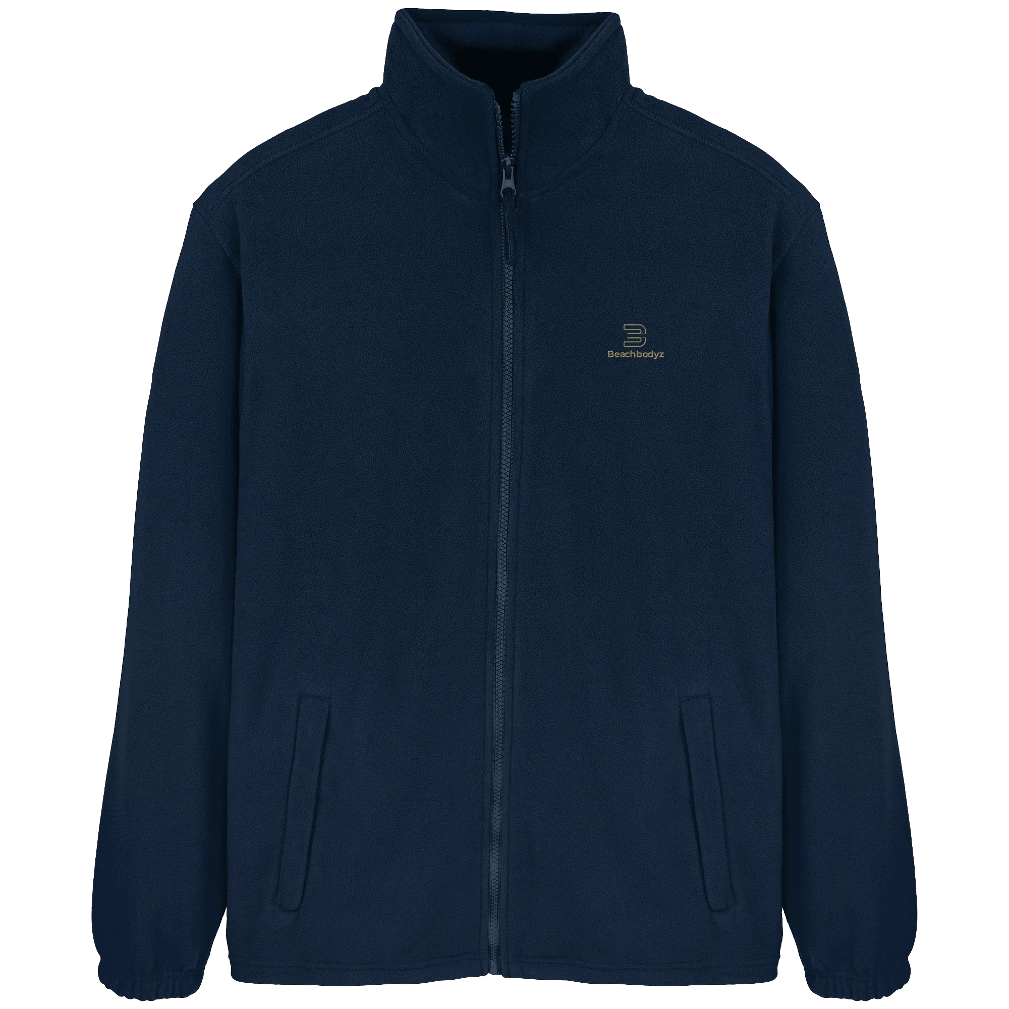 Silence Fleecejacke – goldene Stickerei - 2 TWU® Clothing