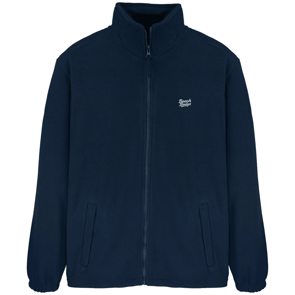 Signature Fleecejacke – weiße Stickerei - 2 TWU® Clothing
