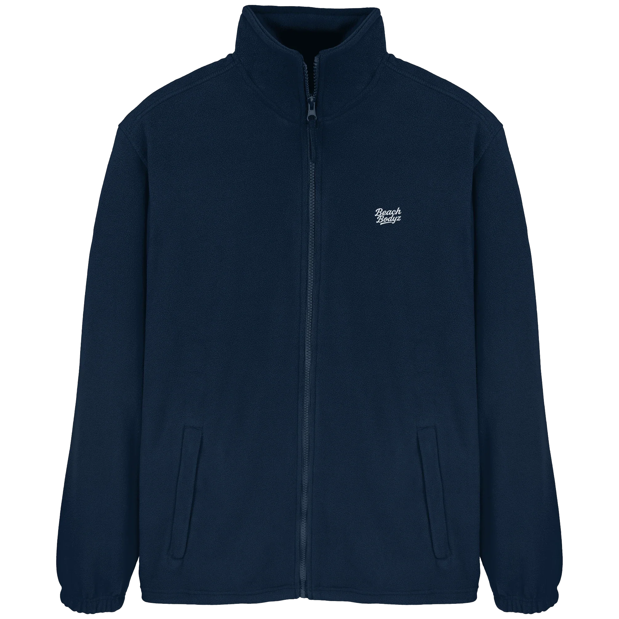 Signature Fleecejacke – weiße Stickerei - 2 TWU® Clothing
