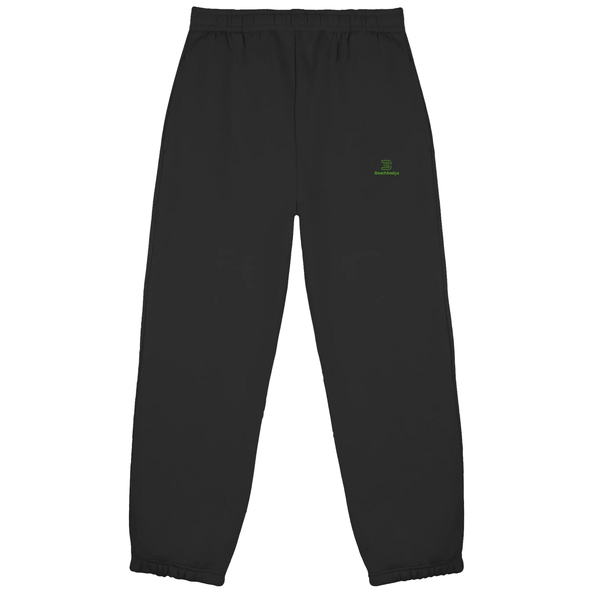 Core Fluffy Jogginghose – grüne Stickerei - 2 TWU® Clothing