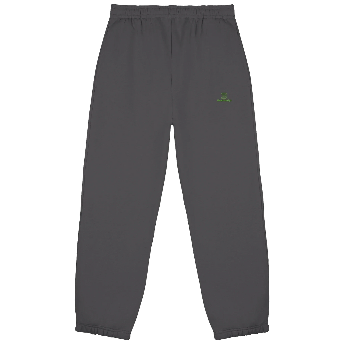 Core Fluffy Jogginghose – grüne Stickerei - 2 TWU® Clothing