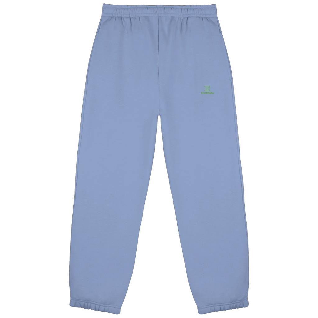 Core Fluffy Jogginghose – grüne Stickerei - 2 TWU® Clothing