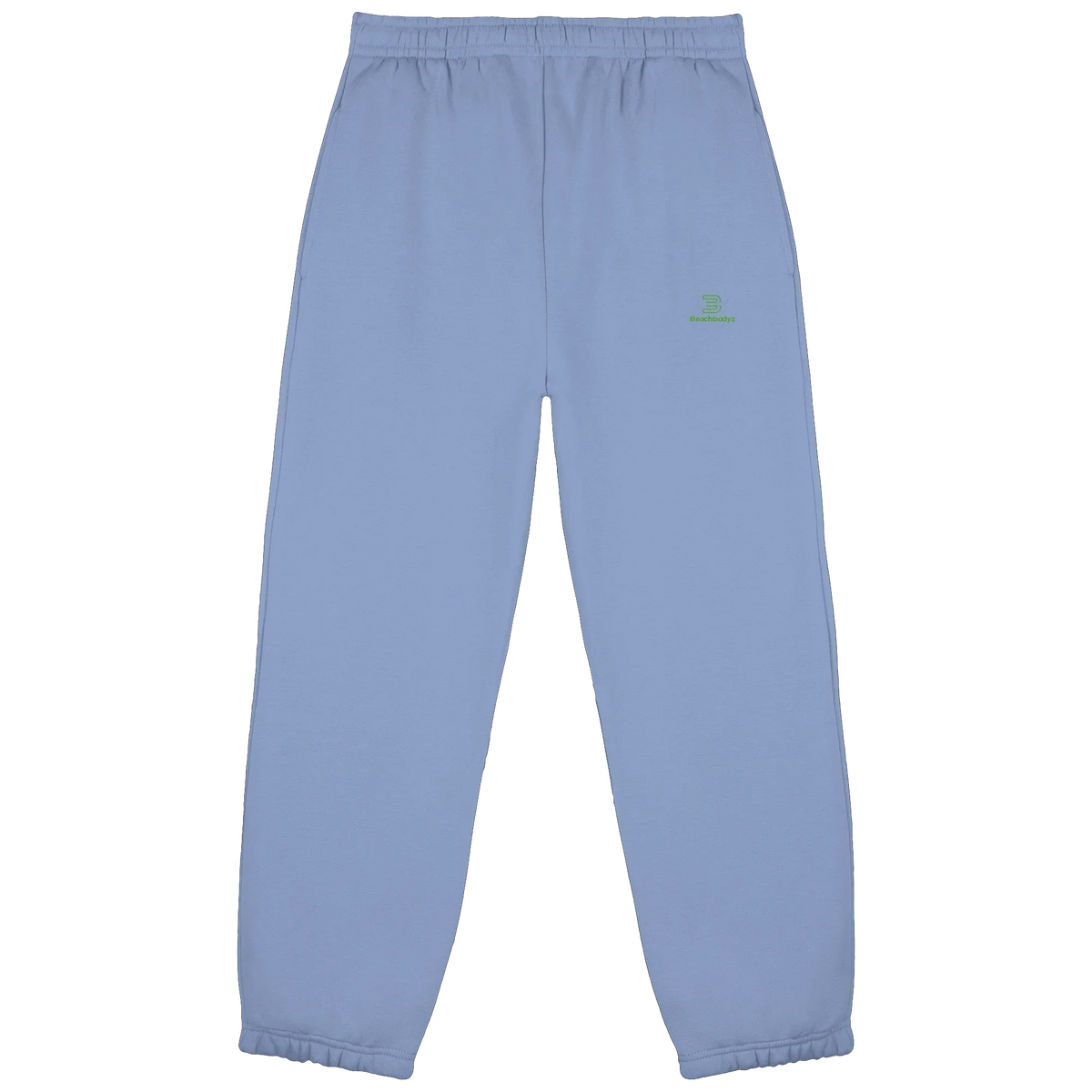 Core Fluffy Jogginghose – grüne Stickerei - 2 TWU® Clothing