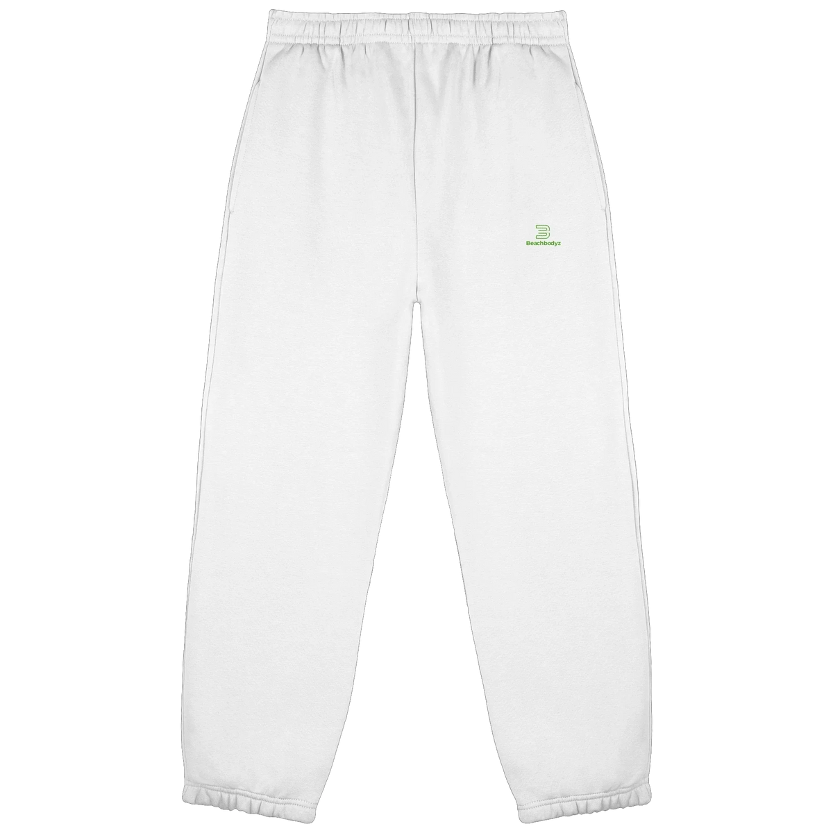 Core Fluffy Jogginghose – grüne Stickerei - 2 TWU® Clothing