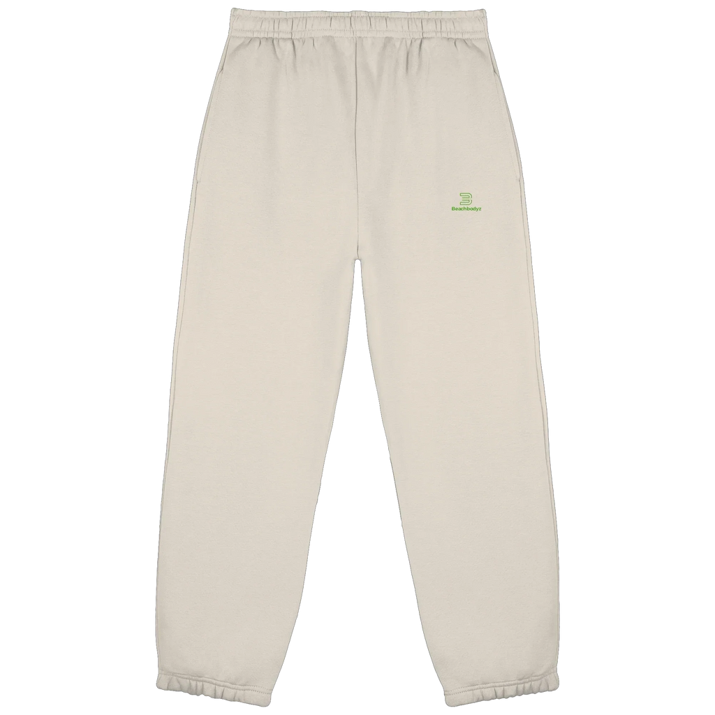 Core Fluffy Jogginghose – grüne Stickerei - 2 TWU® Clothing