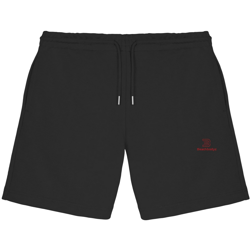 Essential Sweatshorts 300 g/m² – rote Stickerei - 2 TWU® Clothing