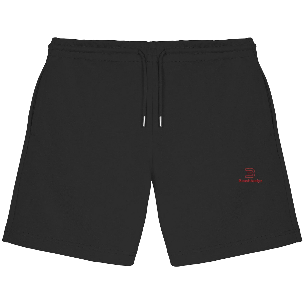Essential Sweatshorts 300 g/m² – rote Stickerei - 2 TWU® Clothing