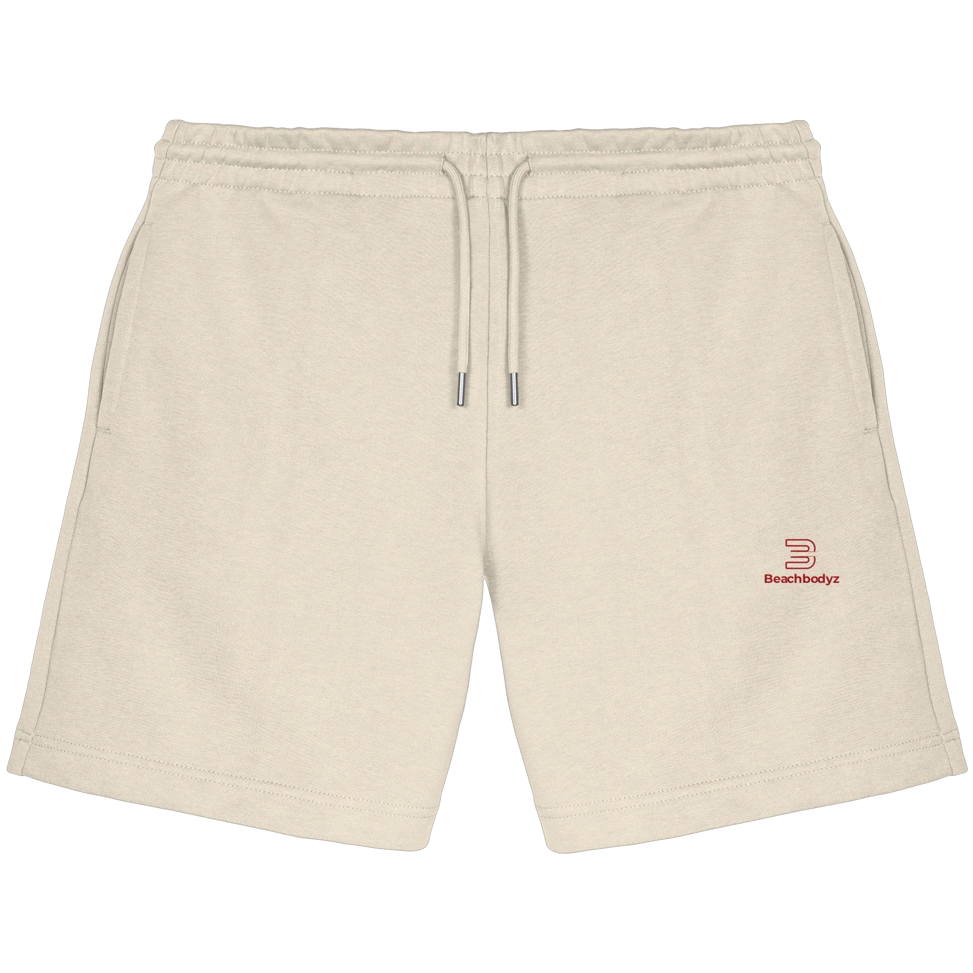 Essential Sweatshorts 300 g/m² – rote Stickerei - 2 TWU® Clothing