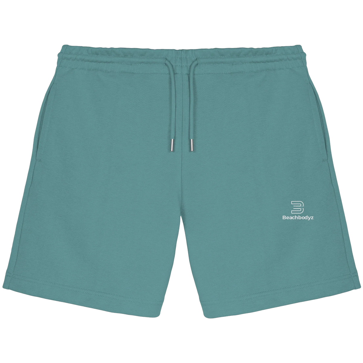 Identity Sweatshorts 300 g/m² – weiße Stickerei - 2 TWU® Clothing