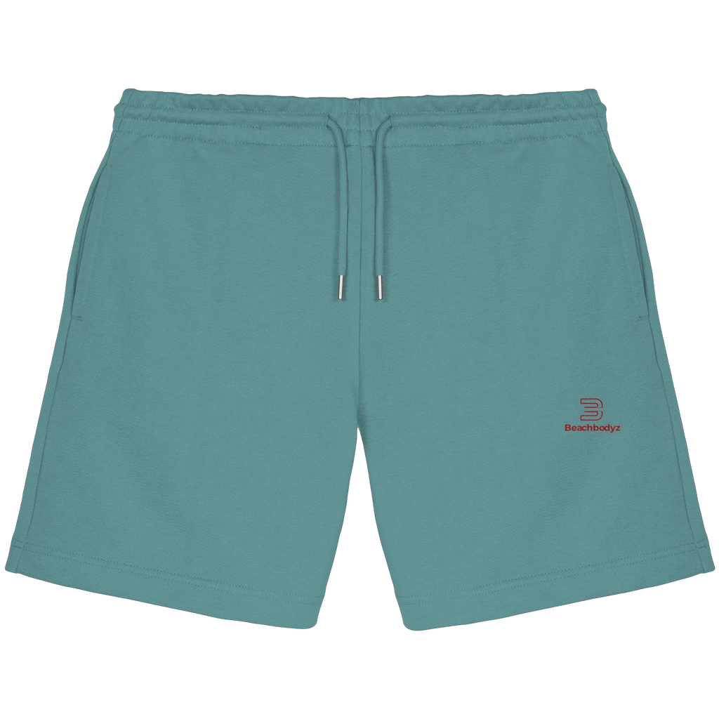 Essential Sweatshorts 300 g/m² – rote Stickerei - 2 TWU® Clothing