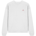 Essential Oversize Sweatshirt 350 g/m² – Bio-Baumwolle, rote Stickerei - 2 TWU® Clothing