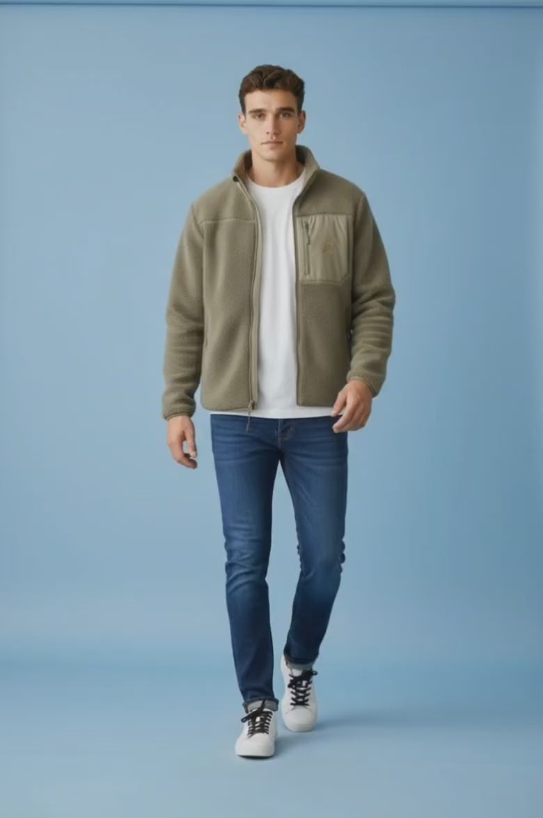 Men's Fleece Jacket 'Sherpa'