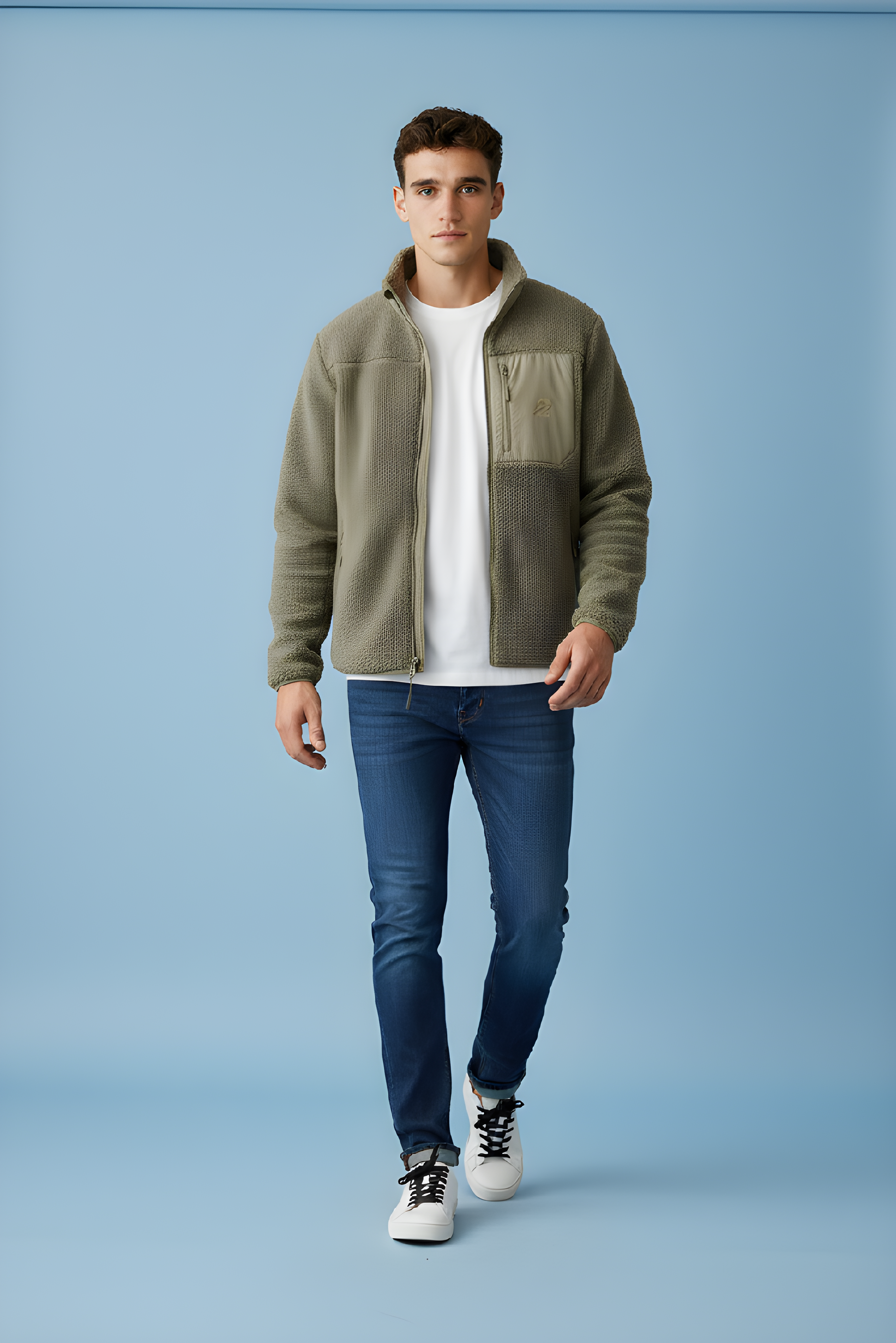 Men's Fleece Jacket 'Sherpa'