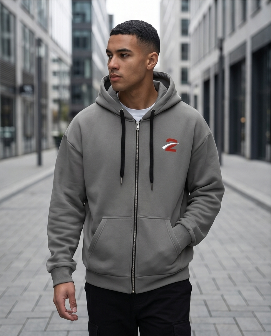 Unisex Zip Hoodie 'Restricted'