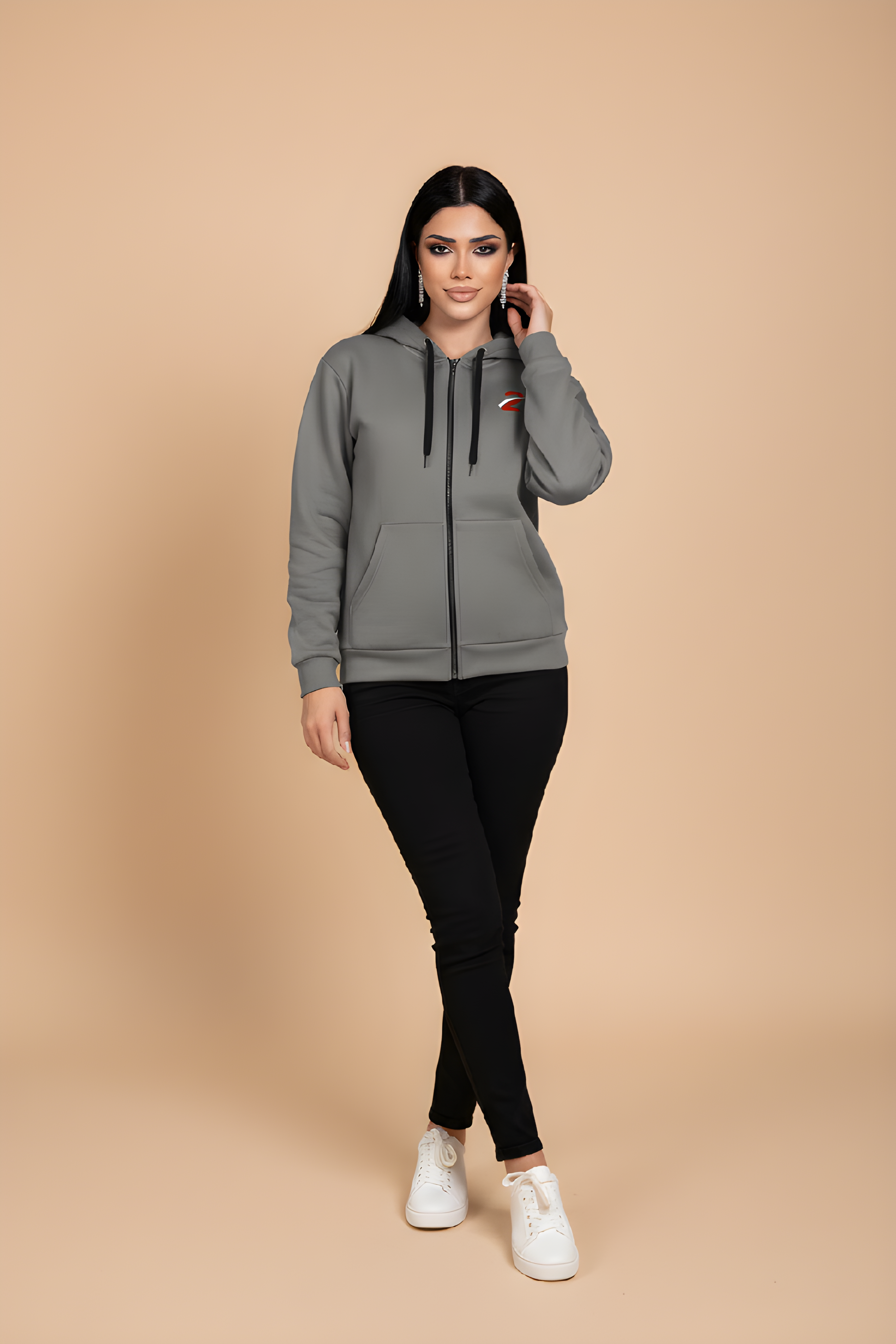 Unisex Zip Hoodie 'Restricted'